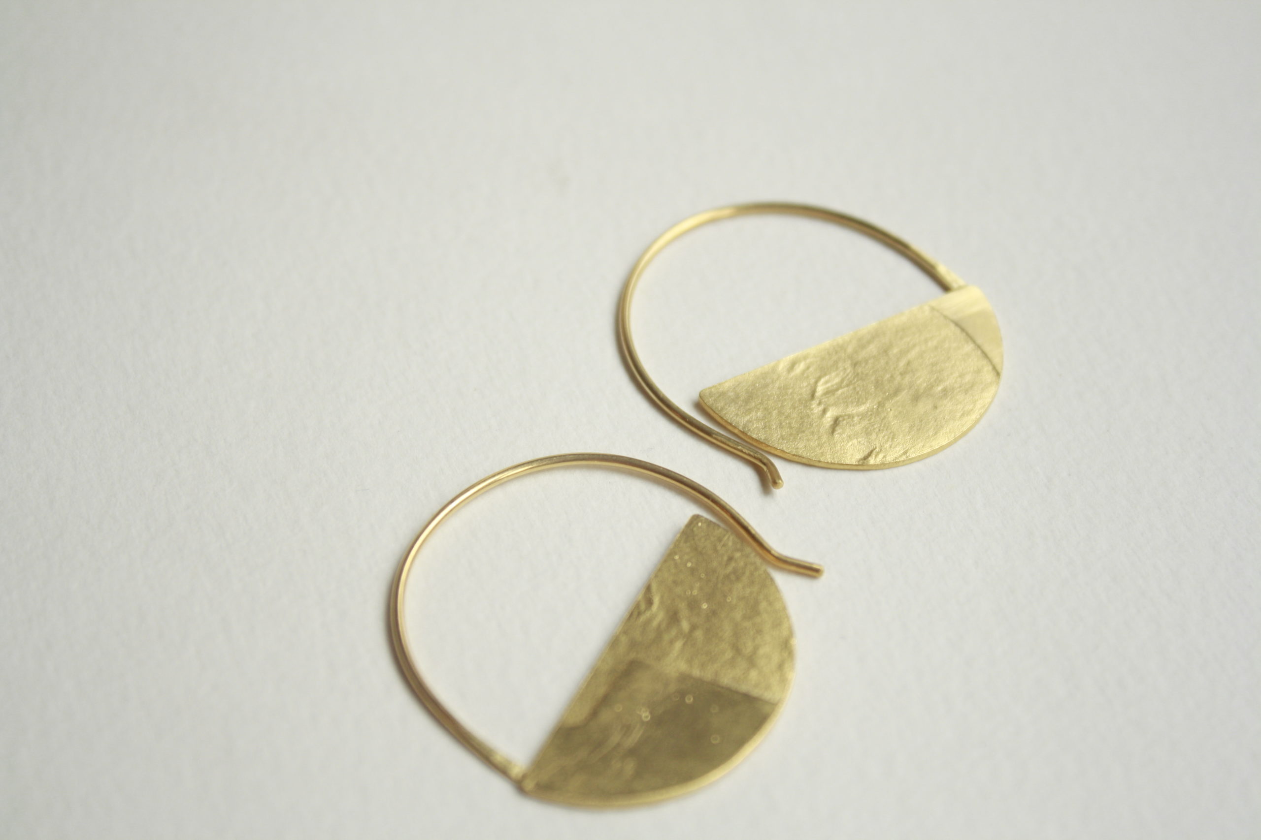 Criollas de oro con textura media luna