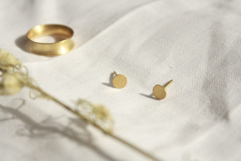 Pendientes mini de oro
